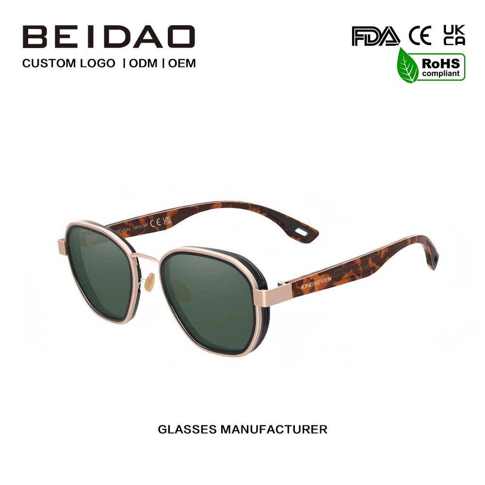 Классикалық шағылыстыратын алюминий поляризацияланған күннен қорғайтын көзілдірік