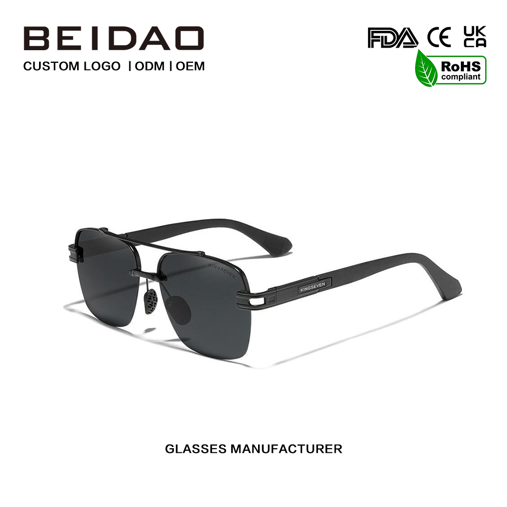 Түрлі түсті ретро поляризацияланған күннен қорғайтын көзілдірік