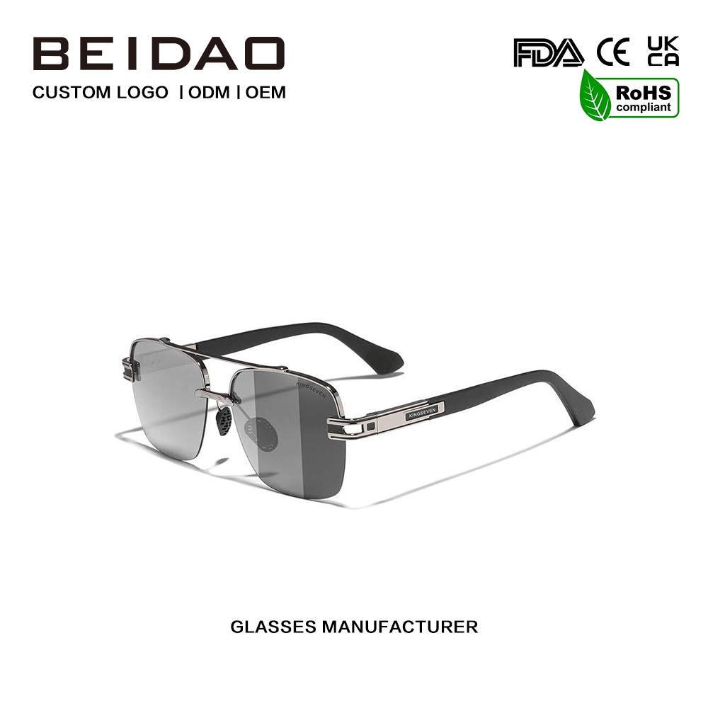 Түрлі түсті UV400 ретро поляризацияланған күннен қорғайтын көзілдірік