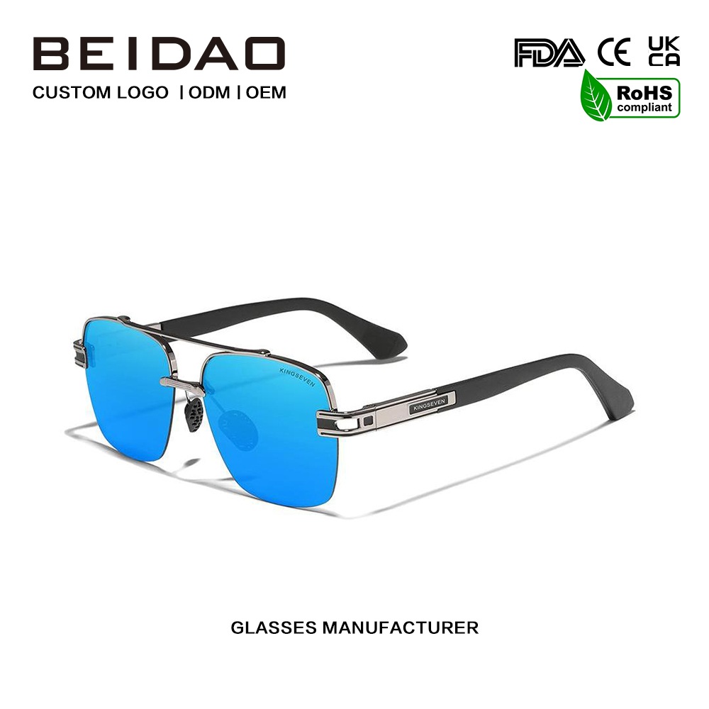 Ерлерге арналған сәнді түсті ретро поляризацияланған күннен қорғайтын көзілдірік