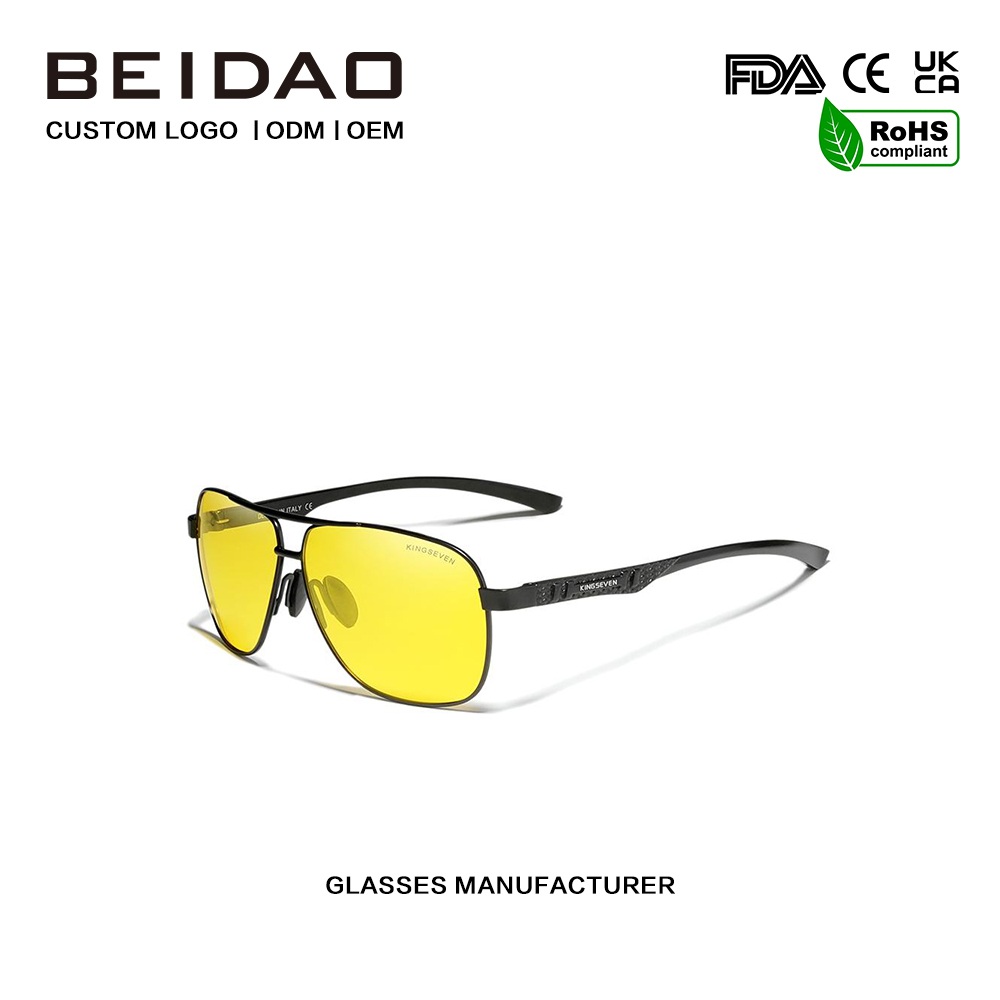 Түнгі көрініс қолдан жасалған поляризацияланған күннен қорғайтын көзілдірік